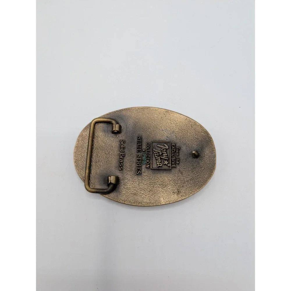 Tony Lama State‎ Series Belt Buckle Iowa EUC